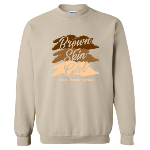 Brown Skin Girl Crewneck Thumbnail