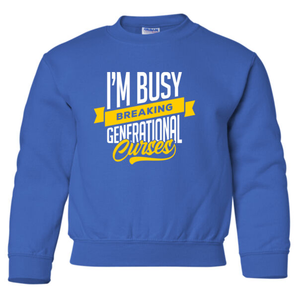 Breaking Curses Youth Crewneck Thumbnail