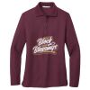 Women's Silk Touch Long Sleeve Polo Thumbnail
